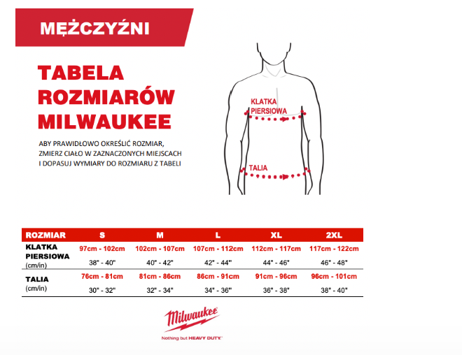 Tabela rozmiarów